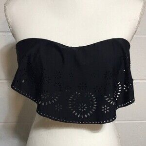 Xhilaration Lace Swim Suit Top Med.